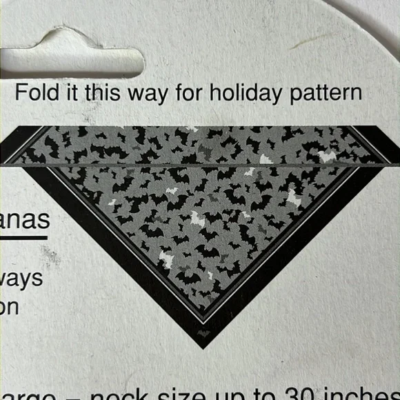 DOG Bandanas Halloween NeckTies NEW LOT of 3 Black Orange 2 size SM 1 size M/L - Picture 12 of 16